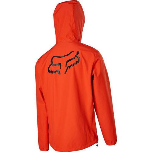 Chaqueta impermeable ligera FOX Flexair naranja para MTB