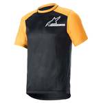 Jersey Alps 4.0 V2 Ss Negro/Tangerine/Blanco
